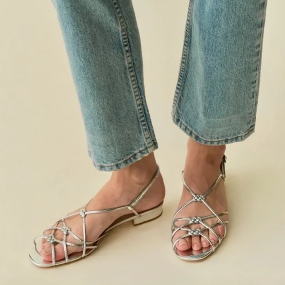 DÔEN Corsica Sandal Silver Size 37 - Picture 2 of 13